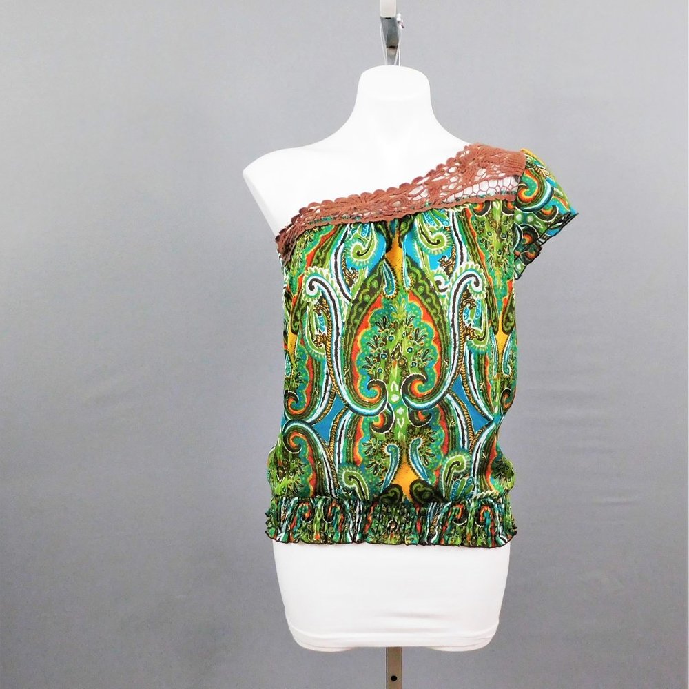 Soulmates Women Shirt Green Multicolor M